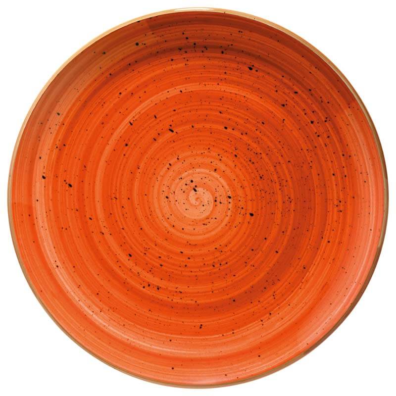 Bonna Aura Terracotta Gourmet Plate 21cm orange - 12 pcs.