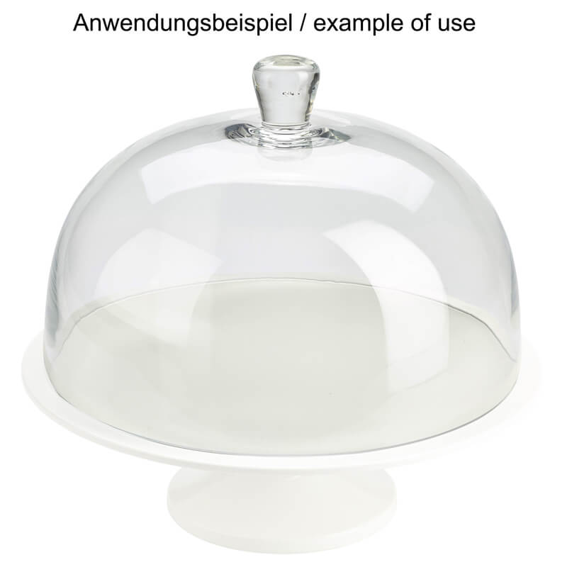 Cake Stand Cover, Glass - 29,8x19 cm