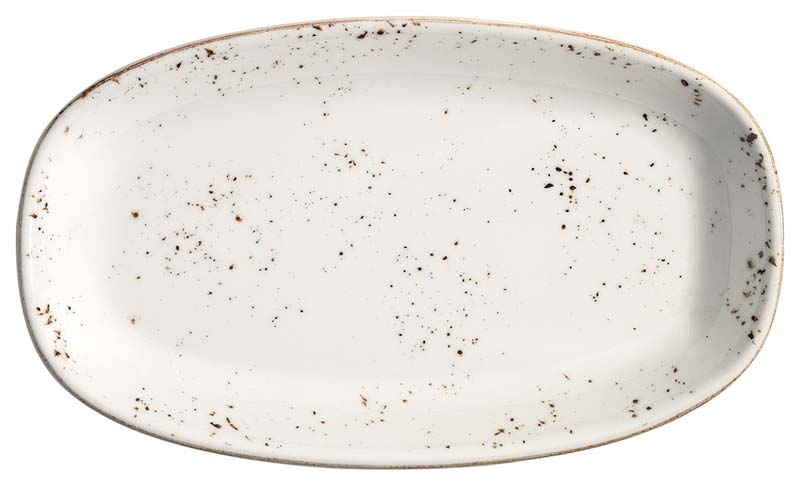 Bonna Grain Gourmet Oval plate 19x11cm cream - 12 pcs.