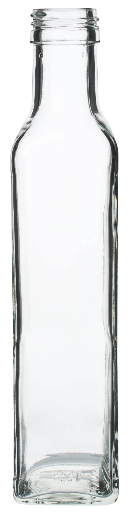 Glass bottle square - 250ml