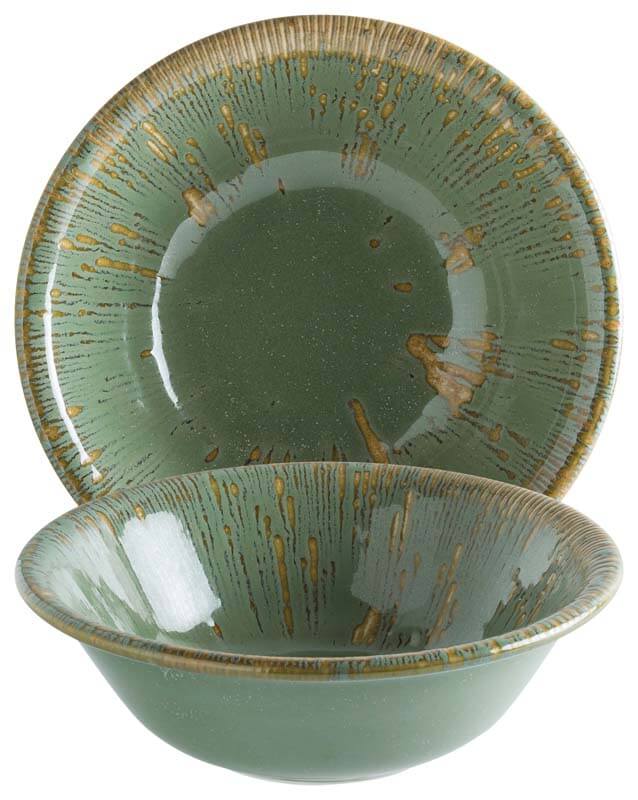 Bonna Snell Sage Gourmet Bowl 16cm green - 12 pcs.