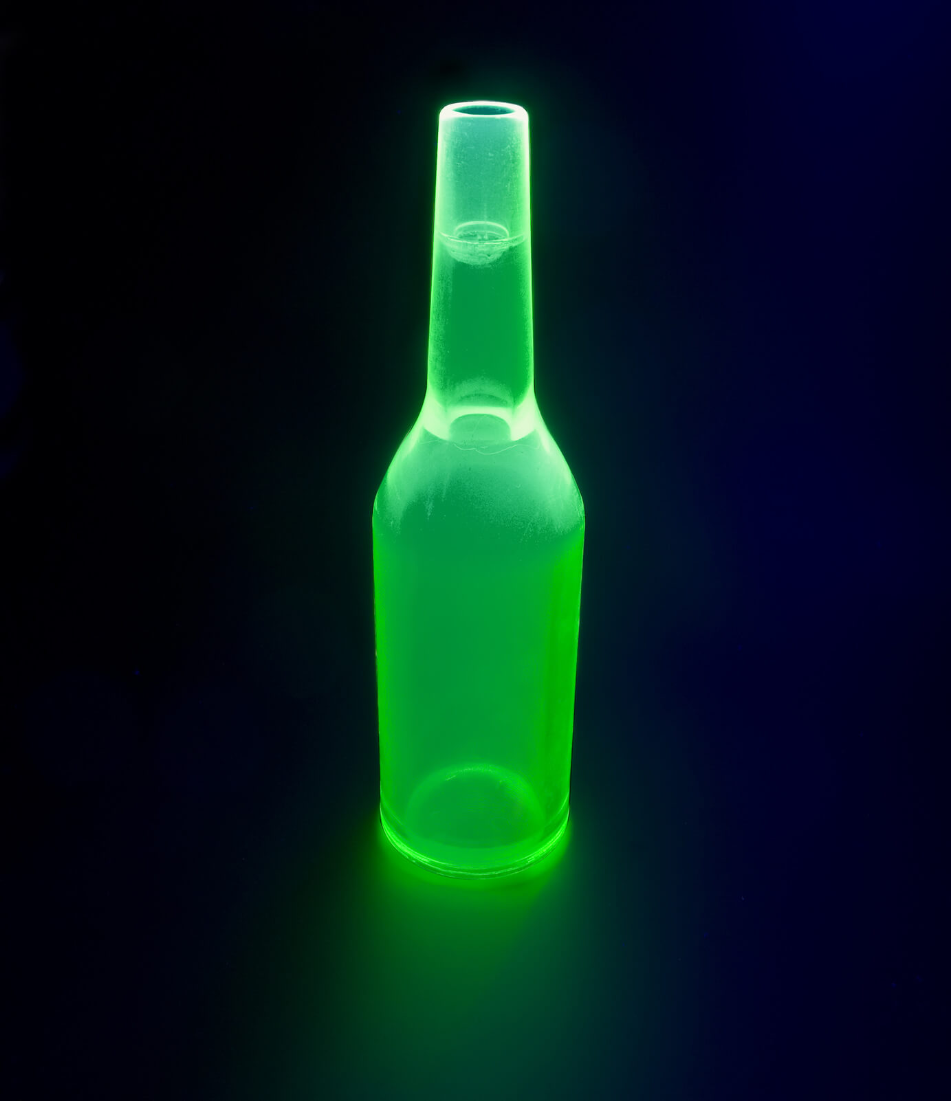 Flair Bottle Kryptonite, neon green fluorescing - 750ml