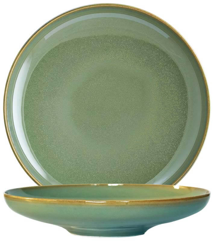 Bonna Sage Hygge Pasta plate 25cm green - 6 pcs.