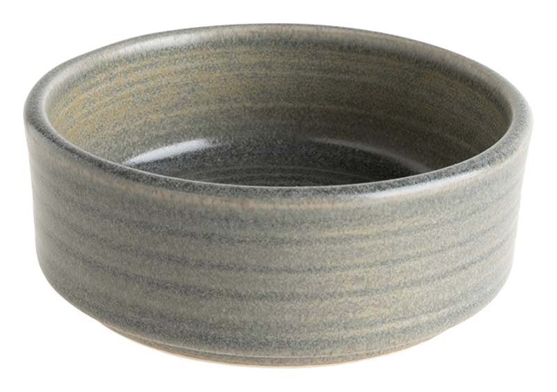 Bonna Hornfels Ripple Stackable bowl 8cm grey - 12 pcs.