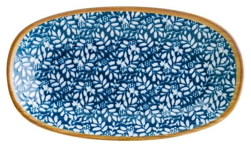 Bonna Lupin Gourmet Oval plate 24x14cm blue - 12 pcs.