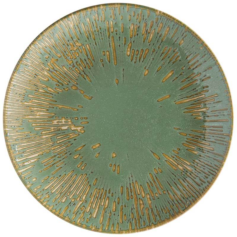 Bonna Snell Sage Gourmet Plate 30cm green - 6 pcs.