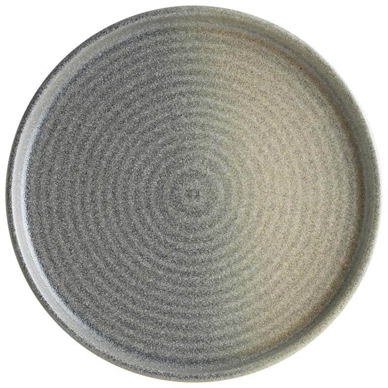 Bonna Hornfels Ripple Plate 26cm grey - 6 pcs.