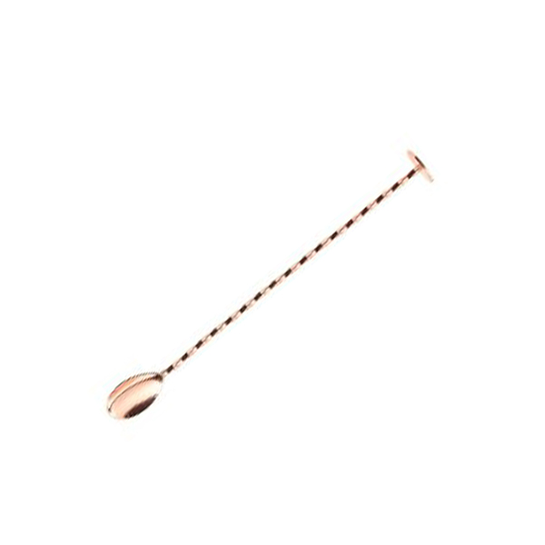 Bar Spoon Disc, Stainless Steel Copper-Colored - 27cm