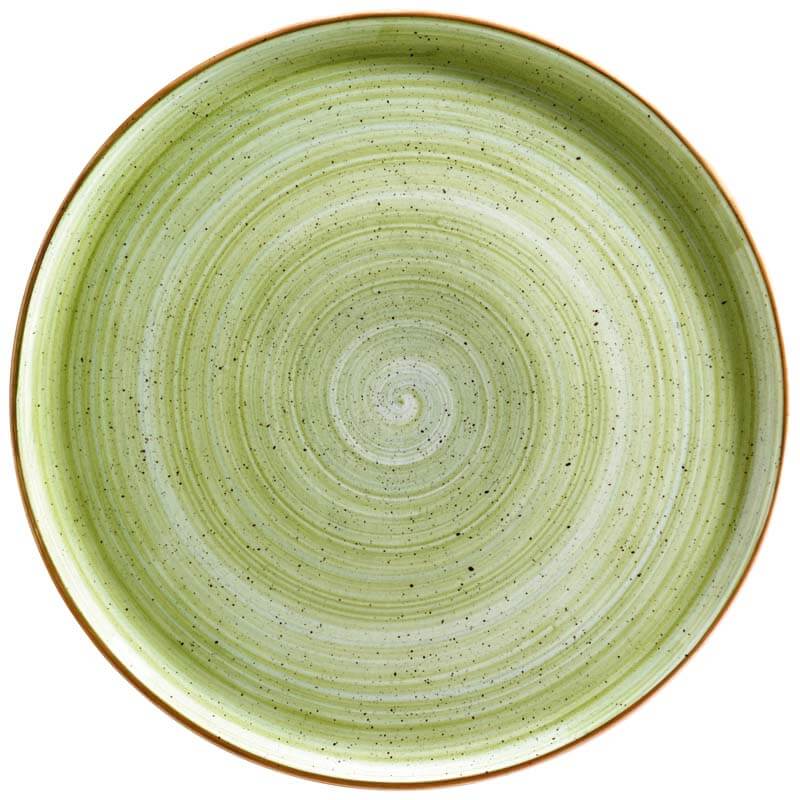 Bonna Aura Therapy Gourmet Pizza plate 32cm green - 6 pcs.