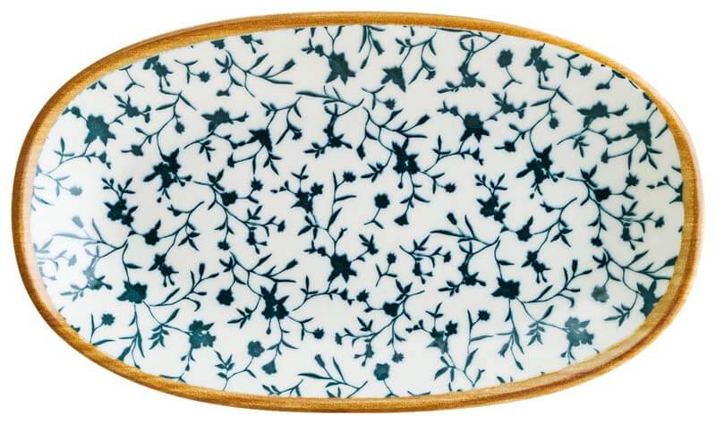 Bonna Calif Gourmet Oval plate 24x14cm blue - 12 pcs.