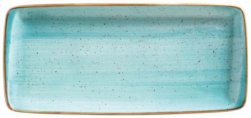 Bonna Aura Aqua Moove plate 34x16cm turquoise - 12 pcs.