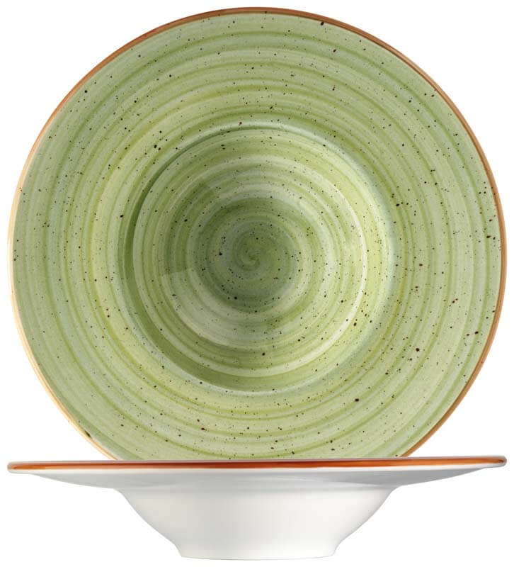 Bonna Aura Therapy Banquet Pasta plate 28cm green - 6 pcs.