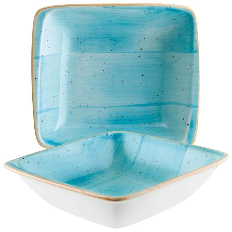 Bonna Aura Aqua Moove deep plate 19x17cm turquoise - 12 pcs.