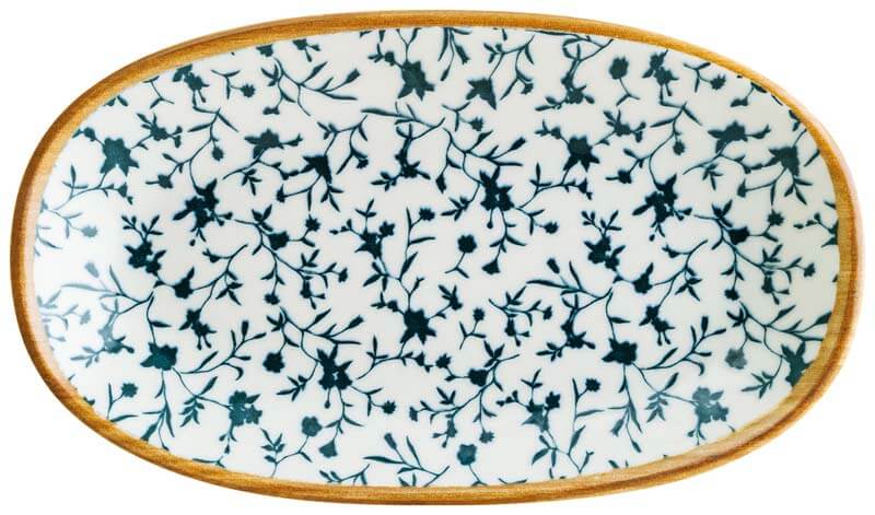 Bonna Calif Gourmet Oval plate 34x19cm blue - 6 pcs.