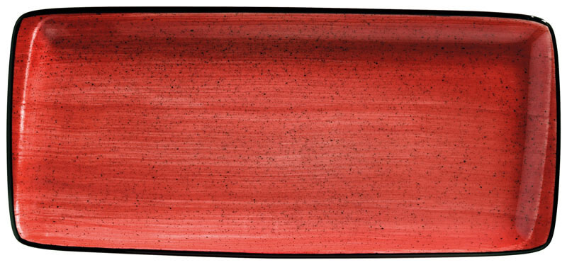 Bonna Aura Passion Moove Plate 34x16cm red - 12 pcs.