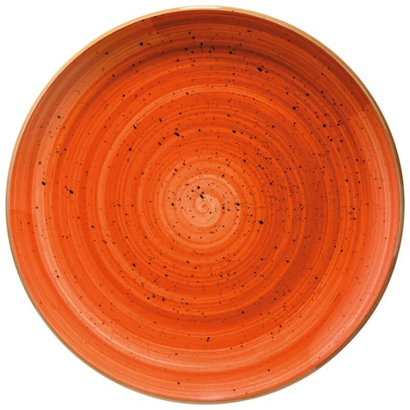 Bonna Aura Terracotta Gourmet Plate 30cm orange - 6 pcs.