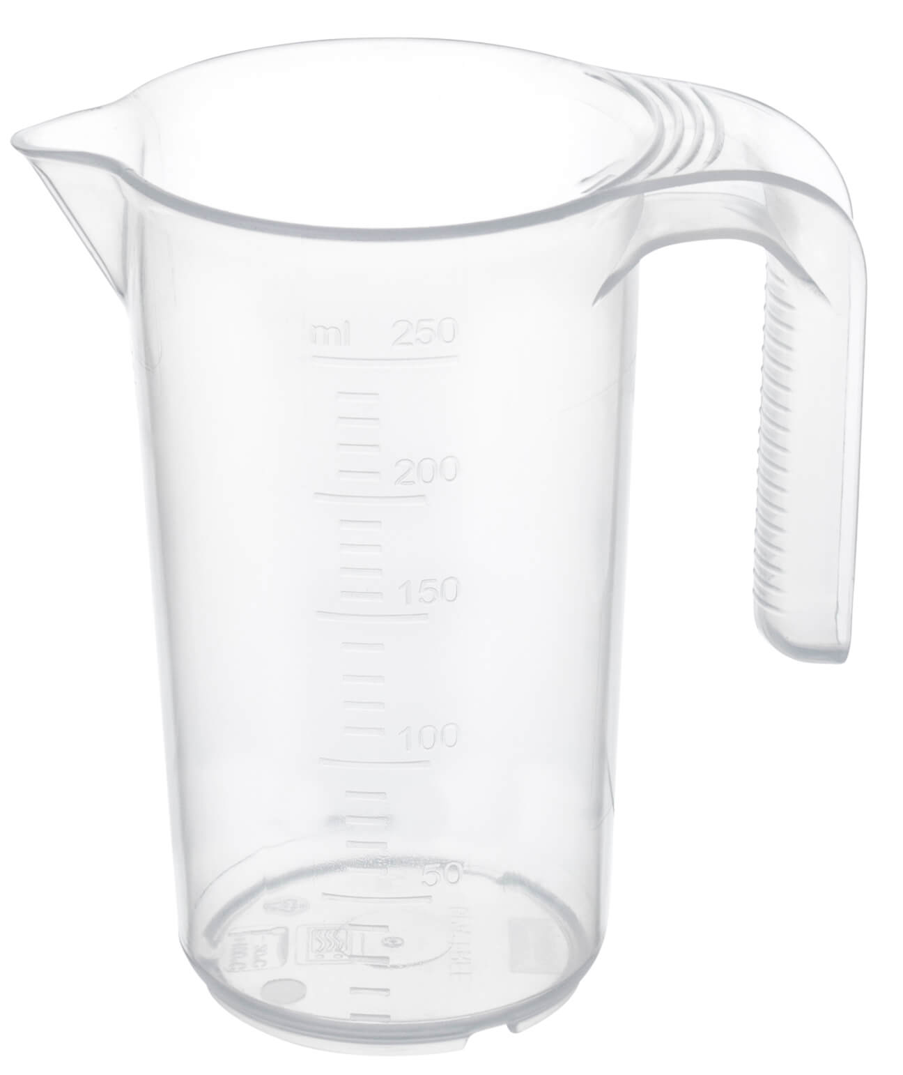 Measuring cup, stackable, PP - scale up to 250ml