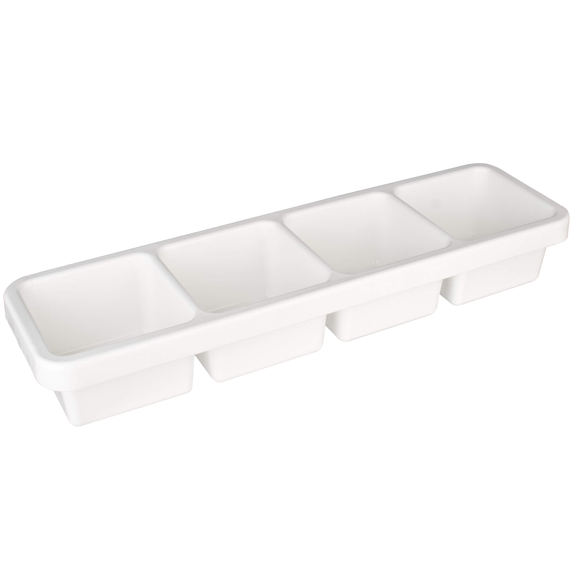 Condiment holder white - 4 containers (0,6l)