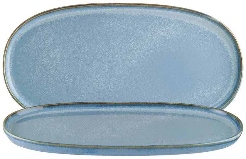 Bonna Sky Hygge oval plate 34 x 23cm blue - 6 pcs.