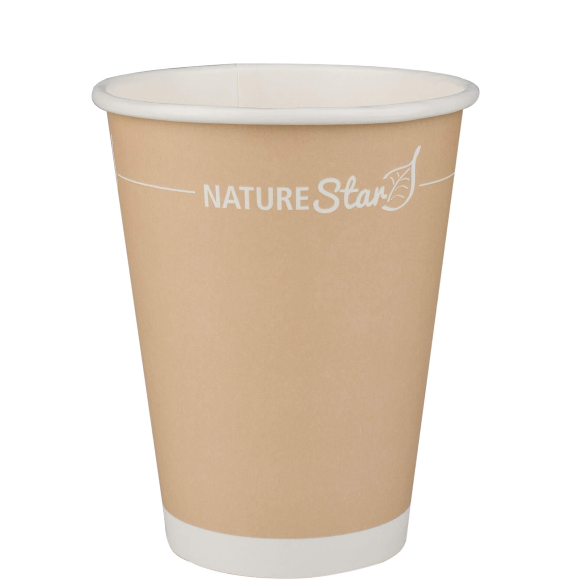 Coffee cups paper, brown - 300ml, 9cm (50 pcs.)