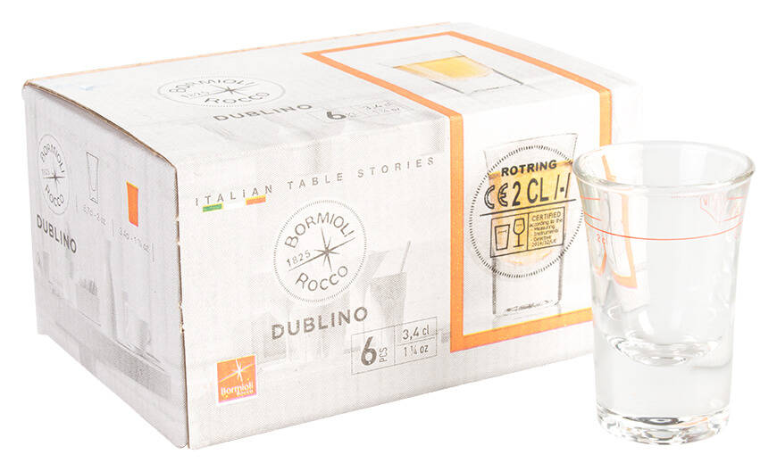 Shooter Dublino - 34ml, 2cl CM (6 pcs.)