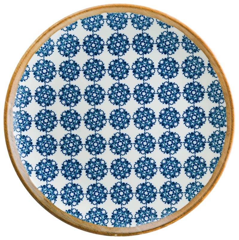 Bonna Lotus Gourmet plate 25cm blue - 12 pcs.