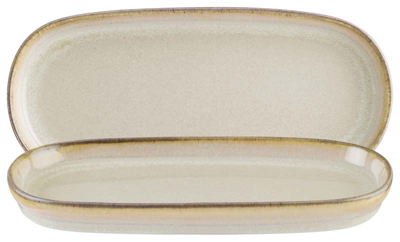 Bonna Sand Hygge Deep oval plate 21x10cm, 23cl beige - 12 pcs.