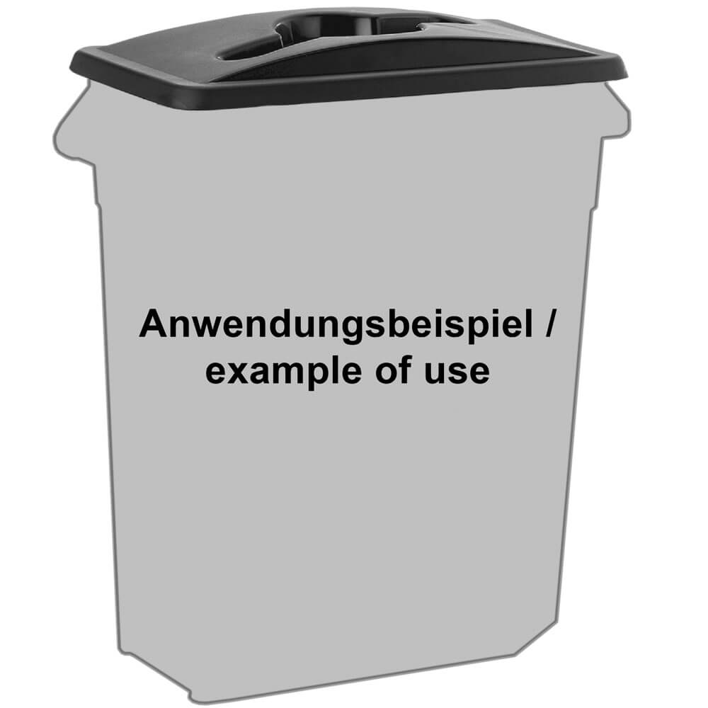 Lid for waste bin #8616 - black