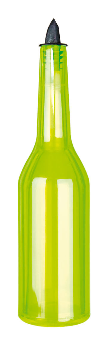 Flair Bottle Kryptonite, neon green fluorescing - 750ml