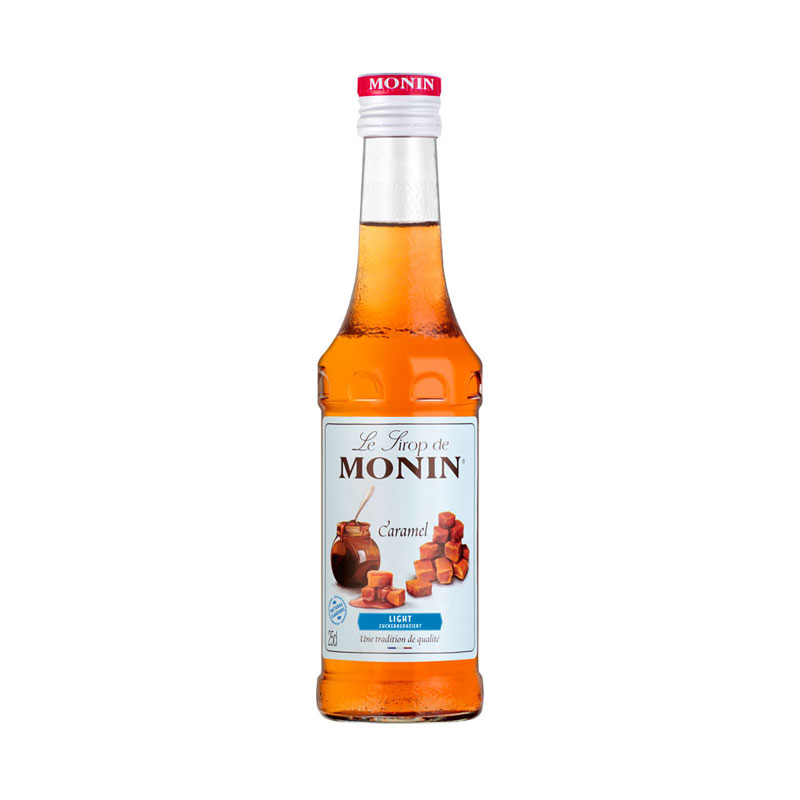 Caramel sugar free (light) - Monin Syrup mini (0,25l)