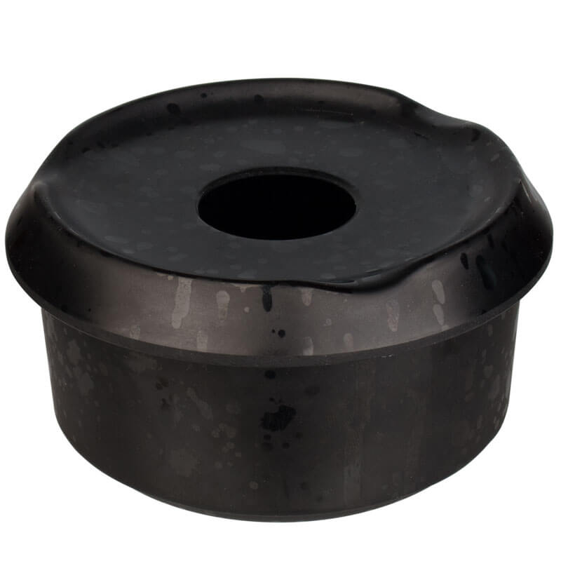 Ashtray black Splatter - melamine (11cm)