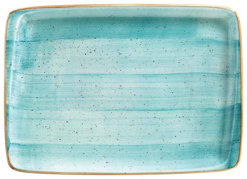 Bonna Aura Aqua Moove plate 23x16cm turquoise - 12 pcs.