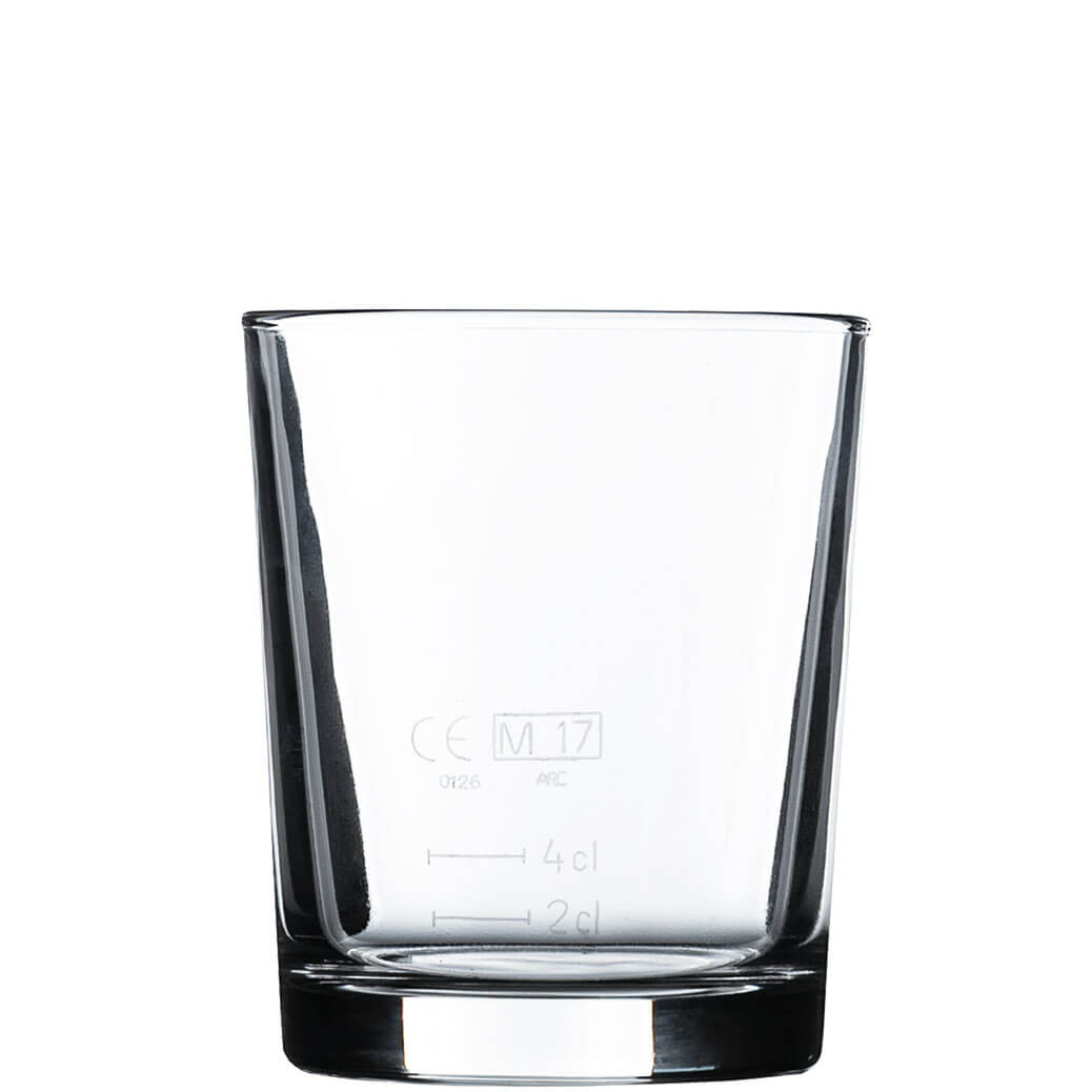 Whiskey glass Stockholm, Arcoroc - 270ml, 2+4cl CM (12 pcs.)