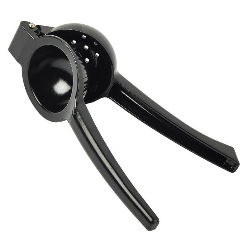 Lime and lemon squeezer, black - aluminum