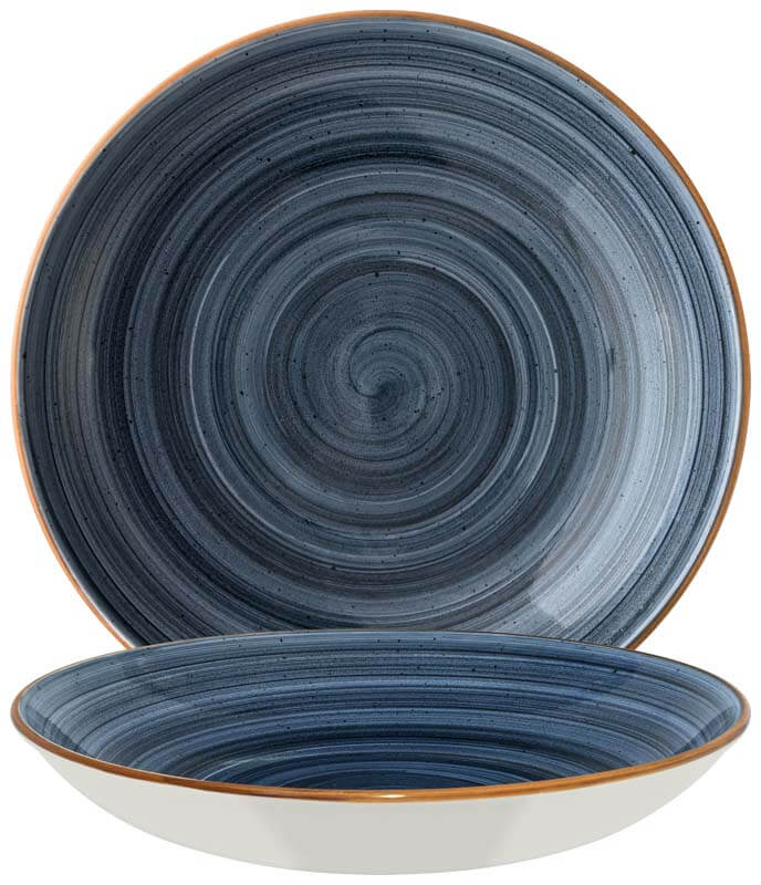 Bonna Aura Dusk Bloom Deep plate 28cm blue - 6 pcs.