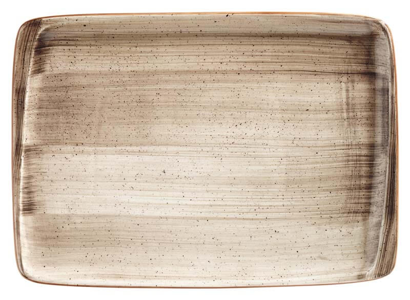 Bonna Aura Terrain Moove Plate 23x16cm beige - 12 pcs.