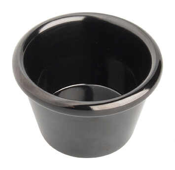 Ramekin Melamine, black - 43ml