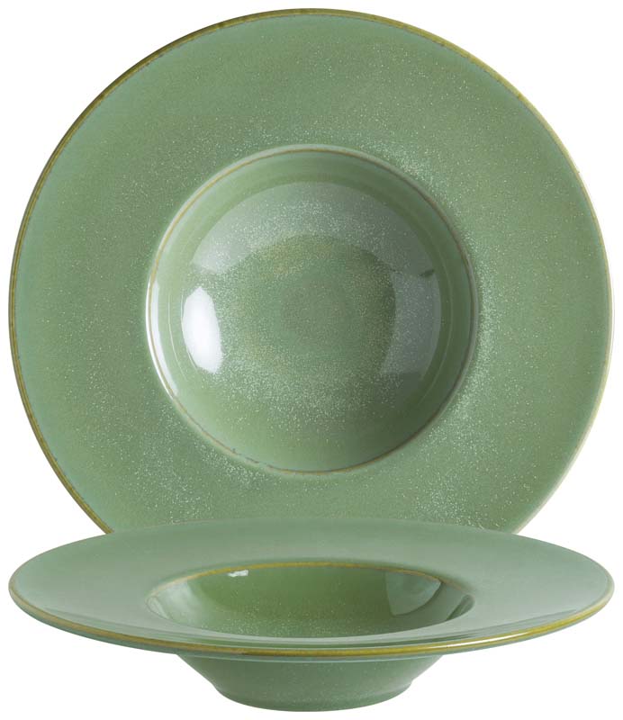 Bonna Sage Banquet Pasta plate 28cm green - 6 pcs.