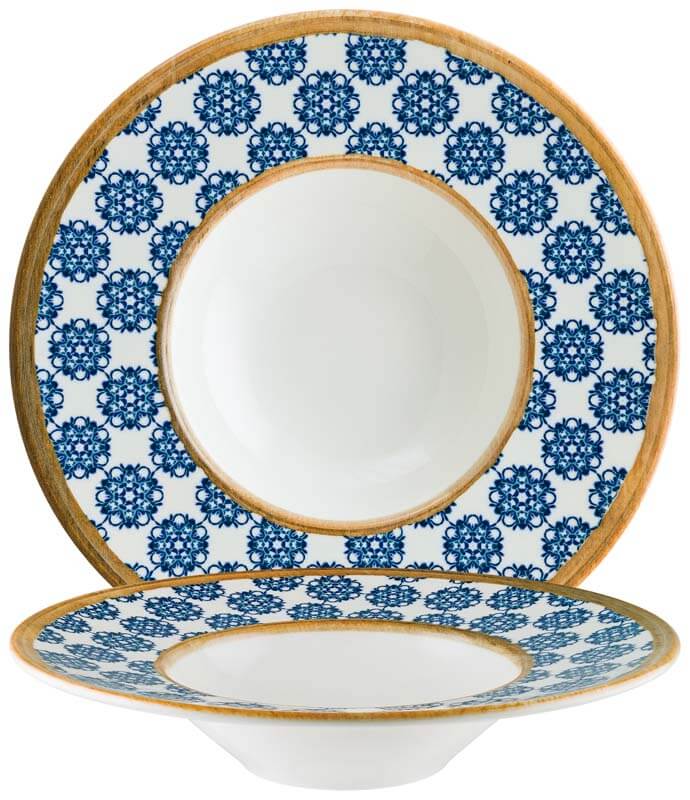 Bonna Lotus Banquet Pasta plate 28cm blue - 6 pcs.