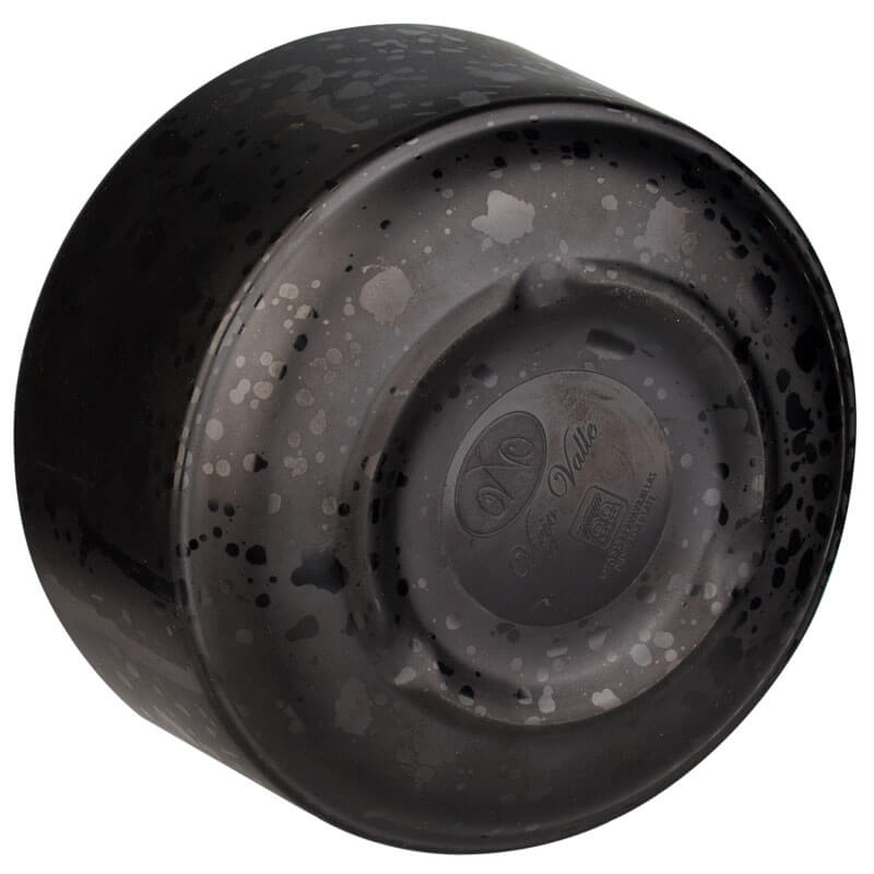 Ashtray black Splatter - melamine (11cm)