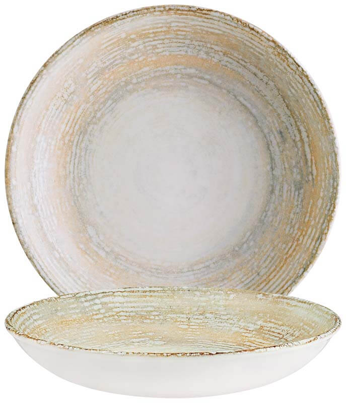 Bonna Patera Bloom Deep plate 28cm beige - 6 pcs.