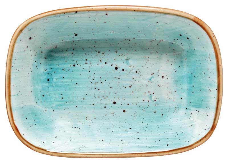 Bonna Aura Aqua Gourmet Rectangular bowl 17x11,5cm turquoise - 12 pcs.