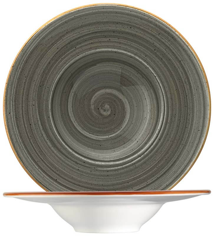 Bonna Aura Space Banquet Pasta plate 28cm grey - 6 pcs.