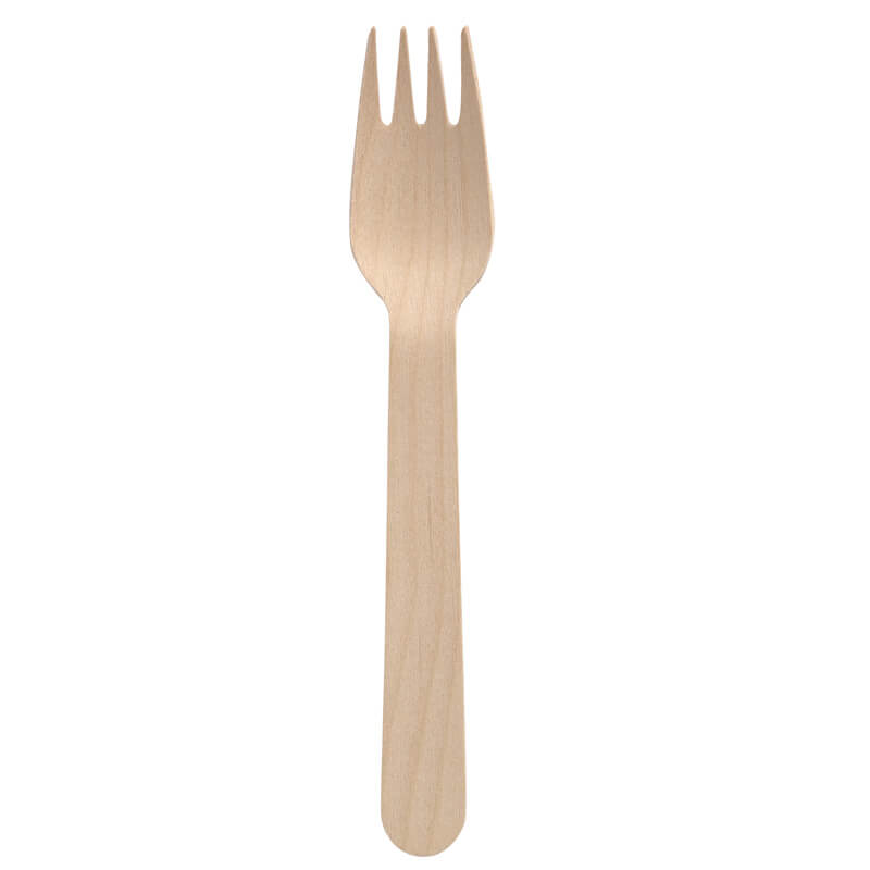 Ecological wooden forks - 2,5x16cm (250 pcs.)