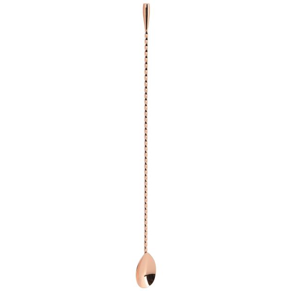 Bar Spoon Teardrop, Stainless Steel copper-colored - 35cm