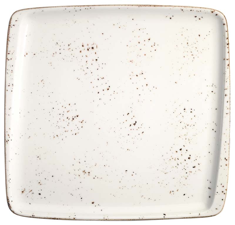 Bonna Grain Moove Plate 22x20cm cream - 12 pcs.