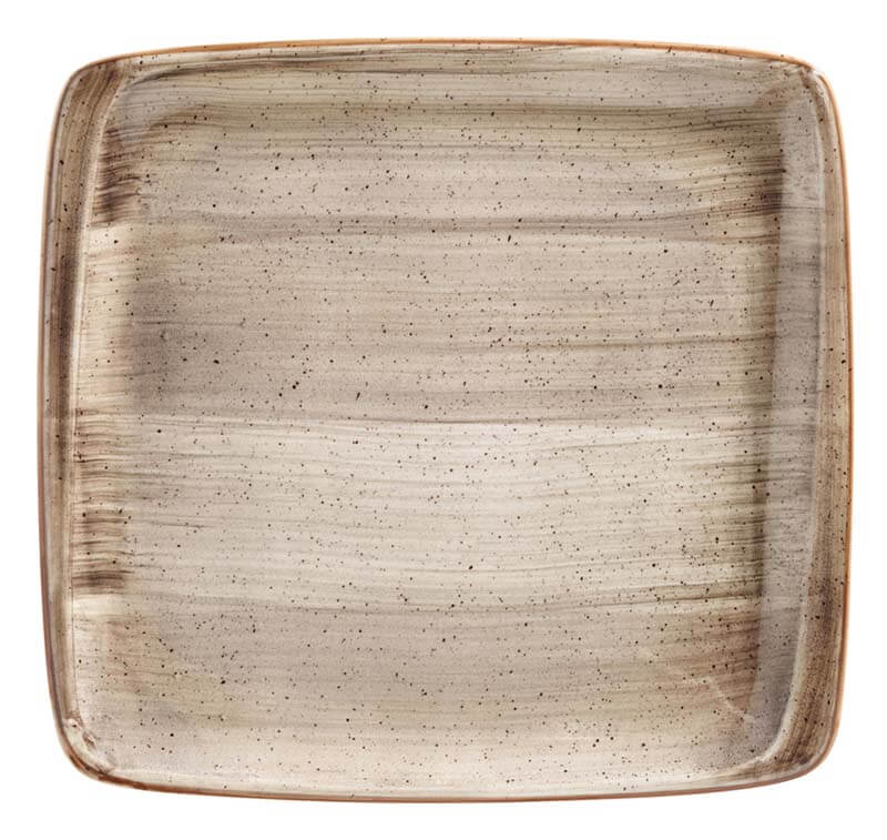 Bonna Aura Terrain Moove Plate 22x20cm beige - 12 pcs.