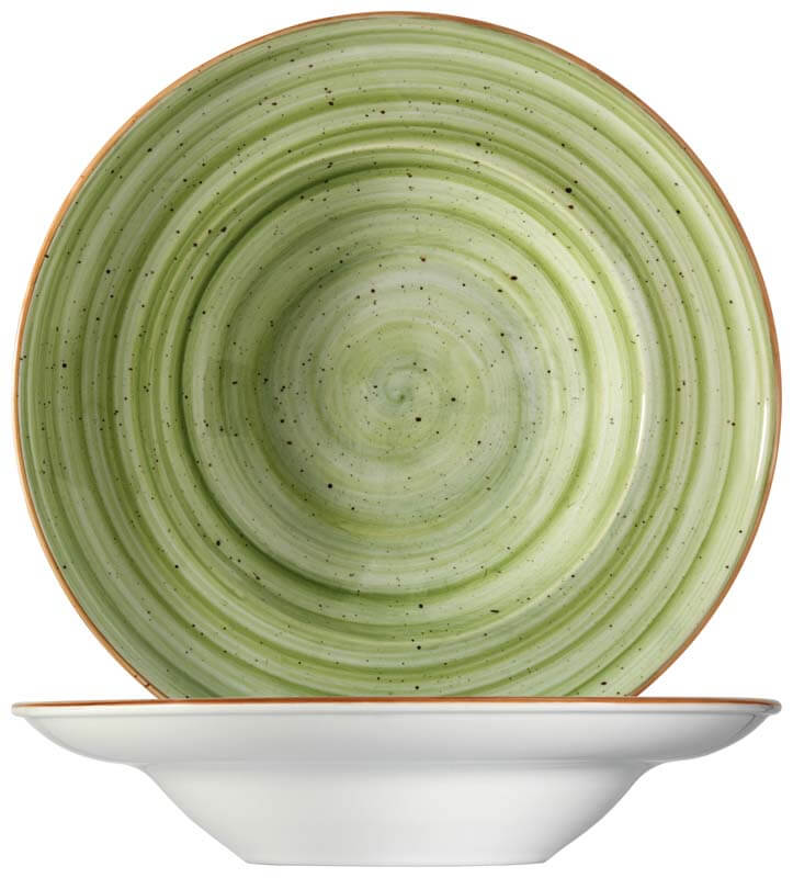 Bonna Aura Therapy Gourmet Pasta plate 27cm green - 6 pcs.