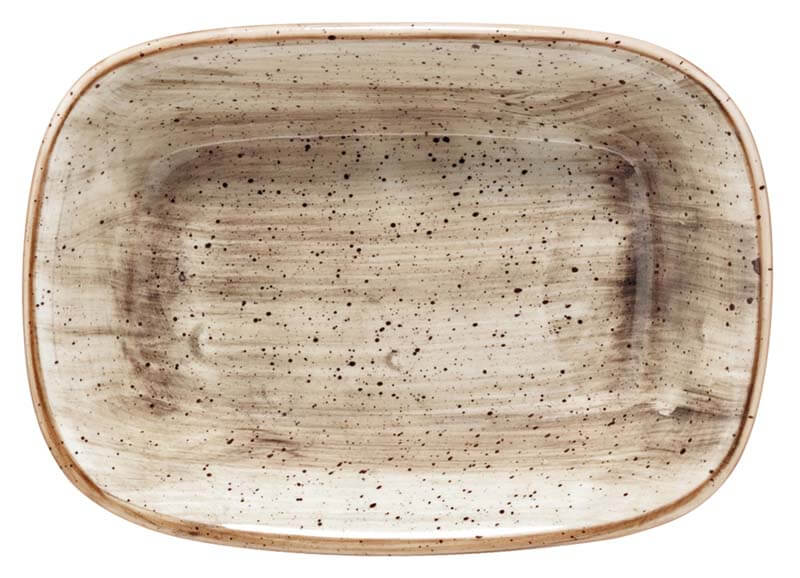 Bonna Aura Terrain Gourmet Deep rectangular plate 17x11,5cm beige - 12 pcs.