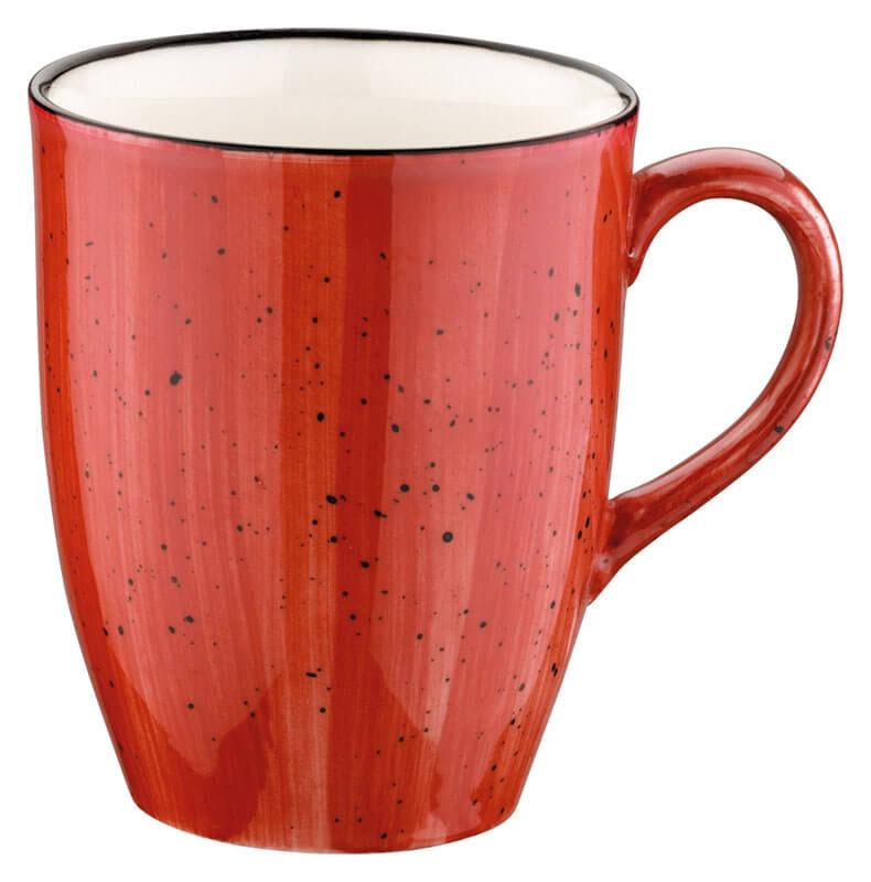 Bonna Aura Passion Conic Mug 33cl red - 24 pcs.